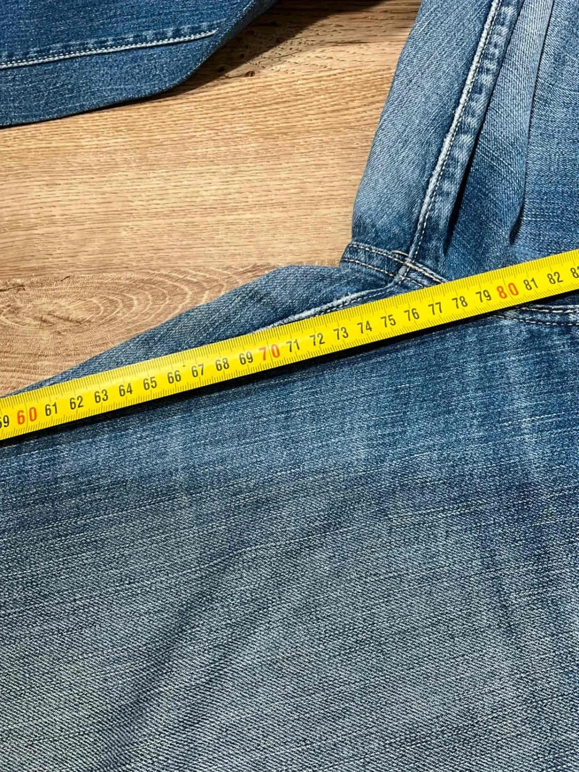 Jean Levi's Demi Curve Straight Leg Taille 8/29 Prepy Coton Bleu Lvf 002 – photo 15